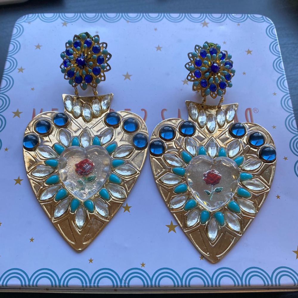 Mercedes Salazar statement earrings. Great condition